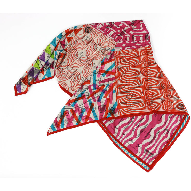 Hermès Manufacture De Boucleries Cashmere Silk Shawl