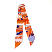 Hermes Astrologie Nouvelle Silk Twilly Designer Consignment From Runway With Love