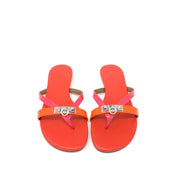 Hermes Corfou Sandals Orange Tangerine Designer Consignment From Runway With Love 