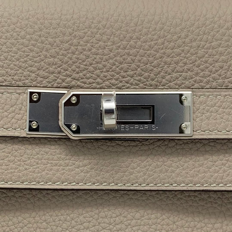 Hermès Kelly 35 Gris Tourterelle Birkin Constance Designer Consignment From Runway With Love
