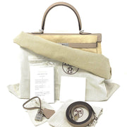 Hermès Kelly 35 Gris Tourterelle Birkin Constance Designer Consignment From Runway With Love