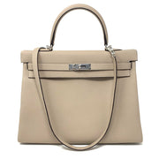 Hermès Kelly 35 Gris Tourterelle Birkin Constance Designer Consignment From Runway With Love