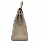 Hermès Kelly 35 Gris Tourterelle Birkin Constance Designer Consignment From Runway With Love