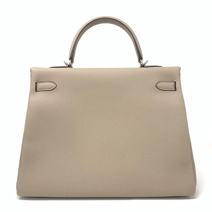 Hermès Kelly 35 Gris Tourterelle Birkin Constance Designer Consignment From Runway With Love