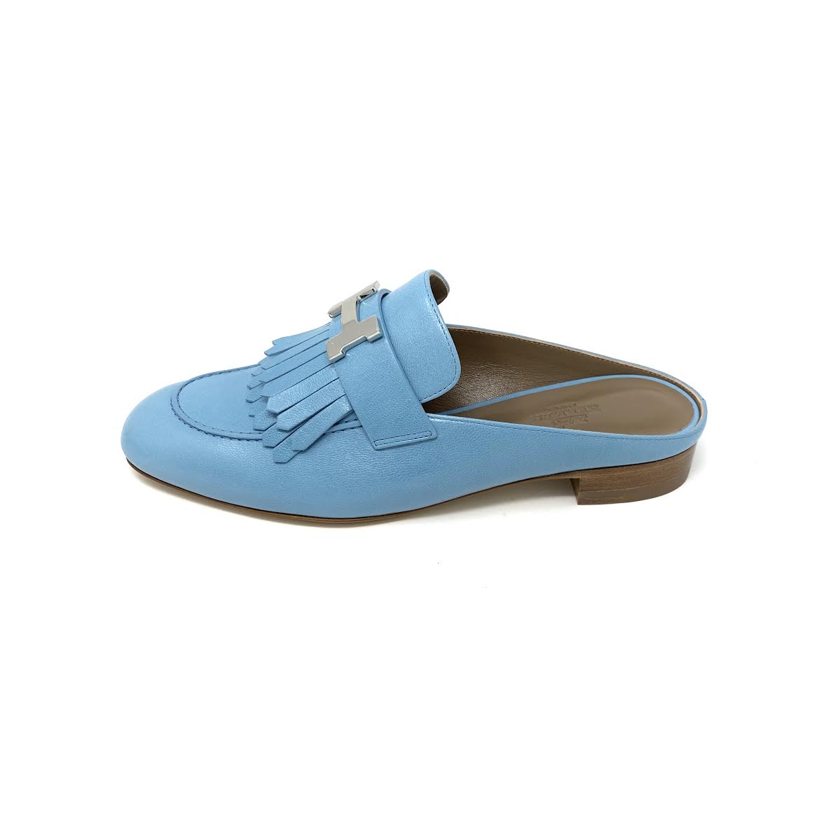 Hermes Rivoli Mules w Tags Size 37