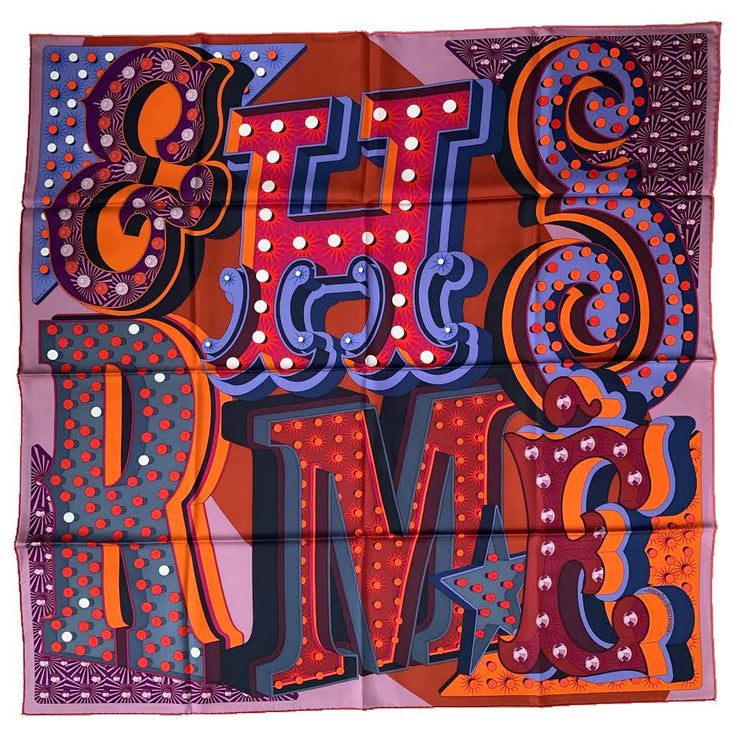 Hermès Silk Electrique Scarf Designer Consignment From Runway With Love