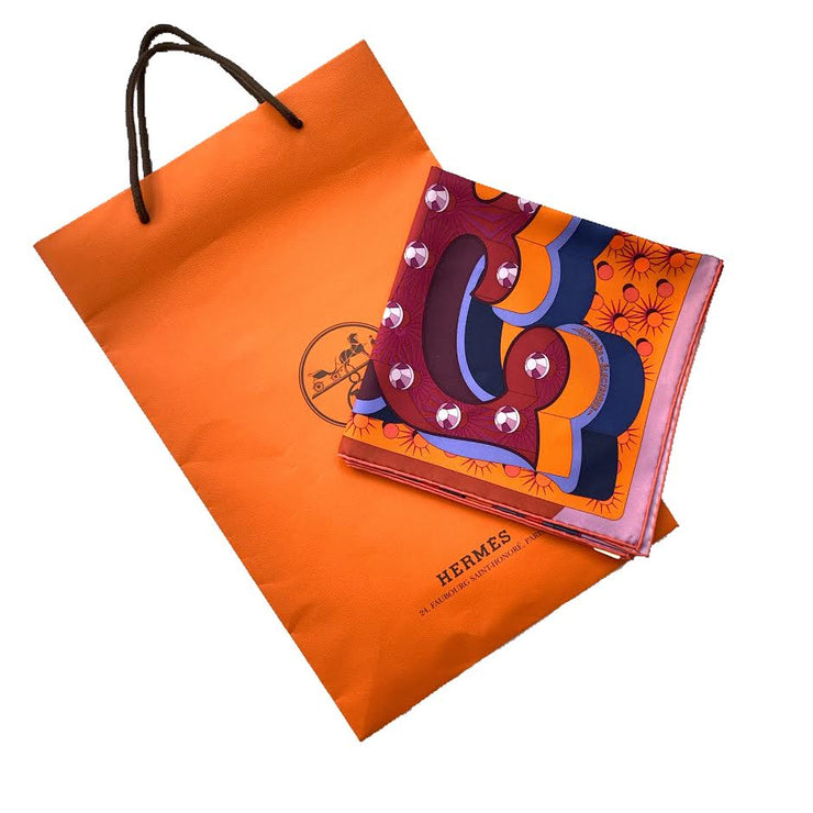 Hermès Silk Electrique Scarf Designer Consignment From Runway With Love