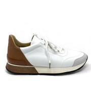 Hermès Miles Leather Sneakers White Designer Consignment From Runway With Love