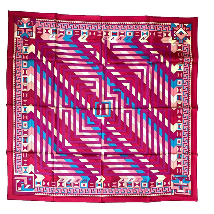 Hermès Silk 'Fil D’Ariane' Scarf  w/ Tags