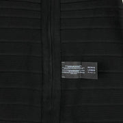 Herve Leger Strapless 'Sara' Long Dress Black Consignment Shop From Runway With Love