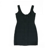 Herve Leger Black Bandage Mini Dress - Size XS