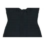 Herve Leger Black Bandage Mini Dress - Size XS