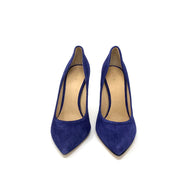 Iro Blue Suede Pumps Heels Designer Consignment From Runway With Love