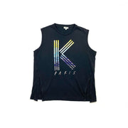 Kenzo Black Sleeveless Tank Top K Consignment shop from runway with love