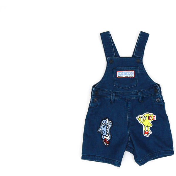 【送料&関税込】Kenzo Cotton Dungarees Kenzo Baby Boy Overalls w/ Tags - Size 6M