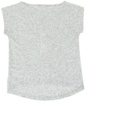Little Marc Jacobs Girl on Bicycle Print tshirt gray