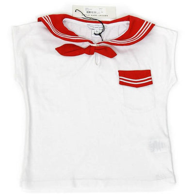Little Marc Jacobs Sailor Shirt red white