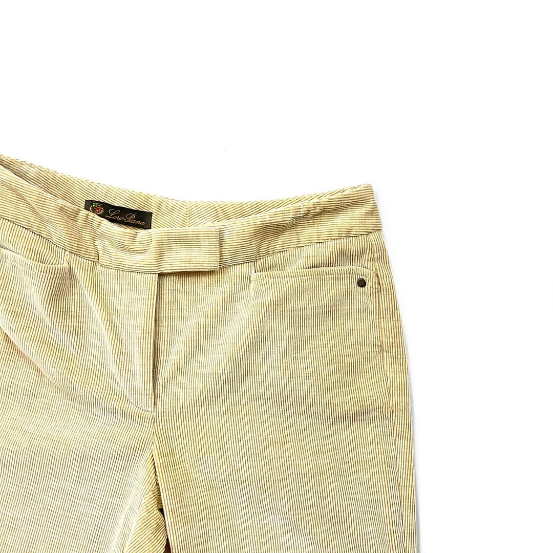 Loro Piana Corduroy Straight-Leg Pants - Size IT 42
