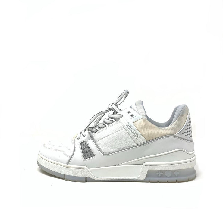 Louis Vuitton Trainer Grey White Men's Sneakers Shoes