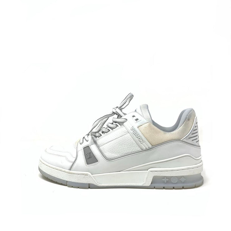 Louis Vuitton LV Trainer Sneaker White Mens Virgil Abloh Consignment Shop