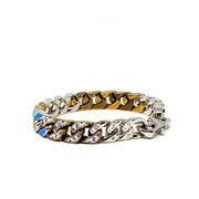 Louis Vuitton Chain Links Patches Bracelet Virgin Abloh Silver Gold Consignment Shop From Runway With Love