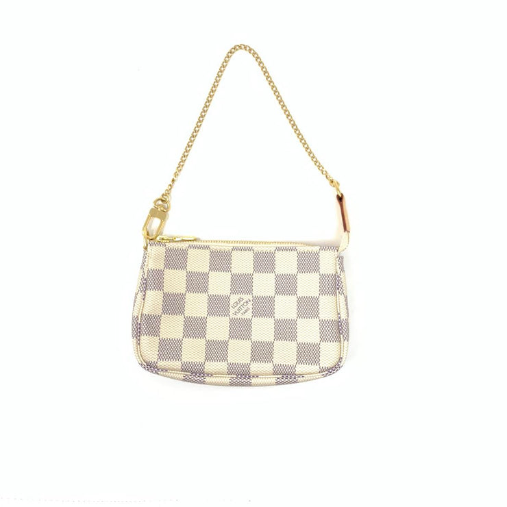 Louis Vuitton Damier Azur Mini Pochette w/ Tags