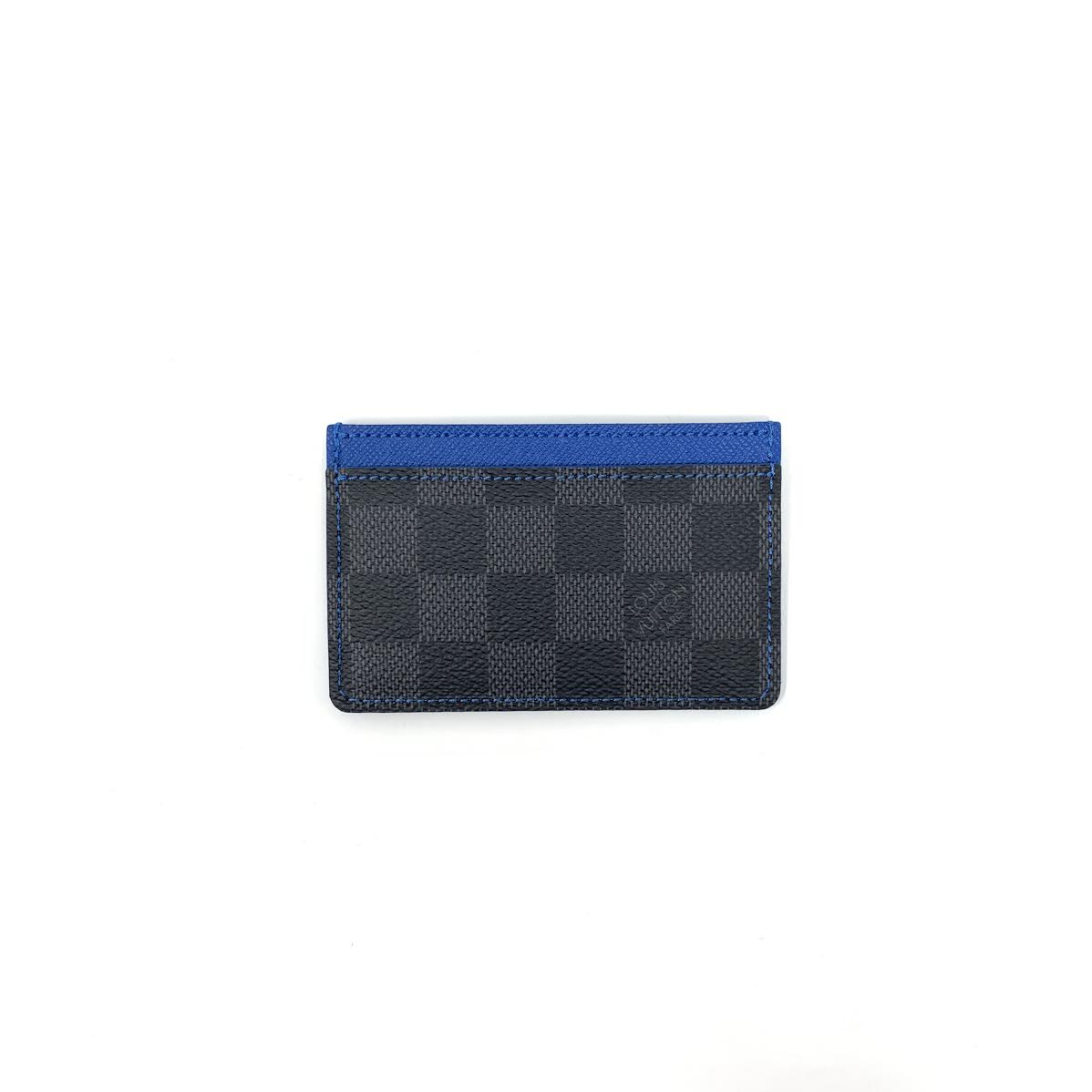 LOUIS VUITTON Pocket Organizer Damier Graphite Card Case Black-US