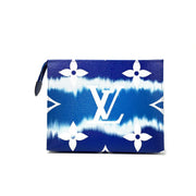 blue giant monogram coated canvas Louis Vuitton Escale Toiletry Pouch 26 Consignment Shop From Runway With Love