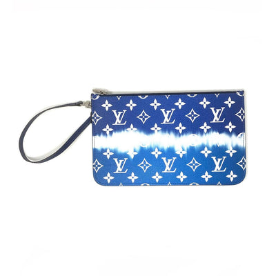 Louis Vuitton Escale Monogram Giant Neverfull Pochette Blue tie Dye