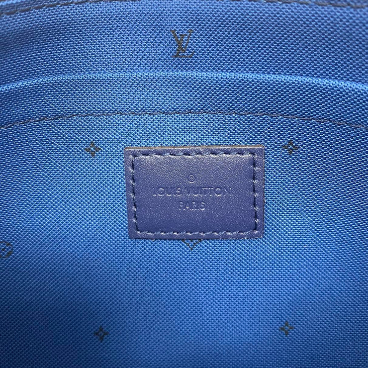 Louis Vuitton Blue Monogram Giant Escale Neverfull Pochette 824lv45