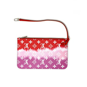 Louis Vuitton Escale Monogram Giant Neverfull Pochette Rouge Red tie Dye
