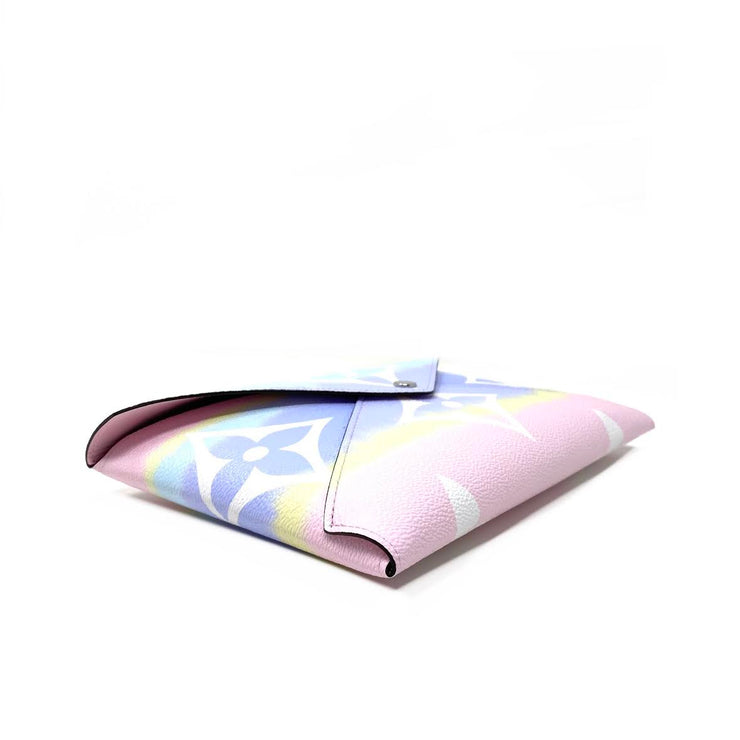 Louis Vuitton Escale Pochette Kirigami Limited edition Giant monogram consignment shop from runway with love