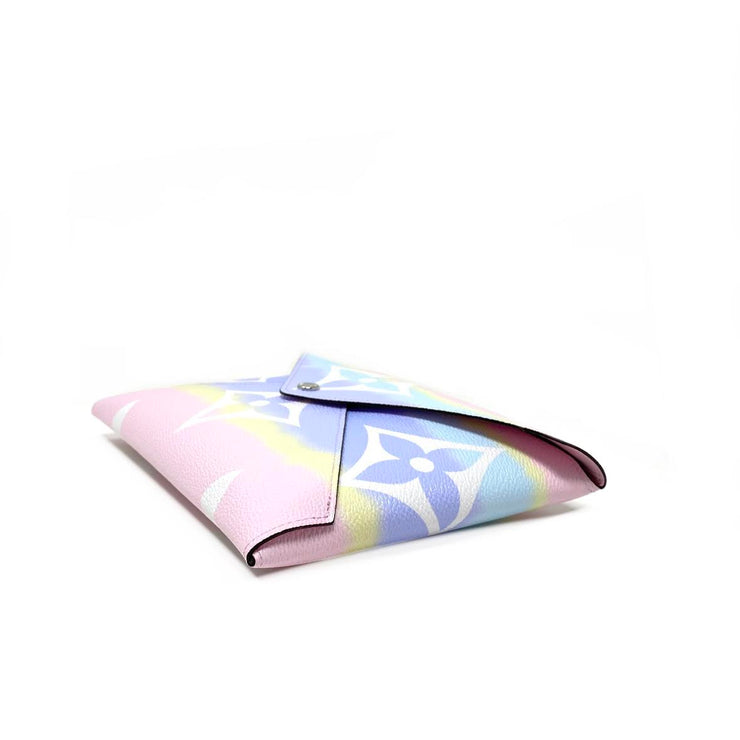 Louis Vuitton Escale Pochette Kirigami Limited edition Giant monogram consignment shop from runway with love