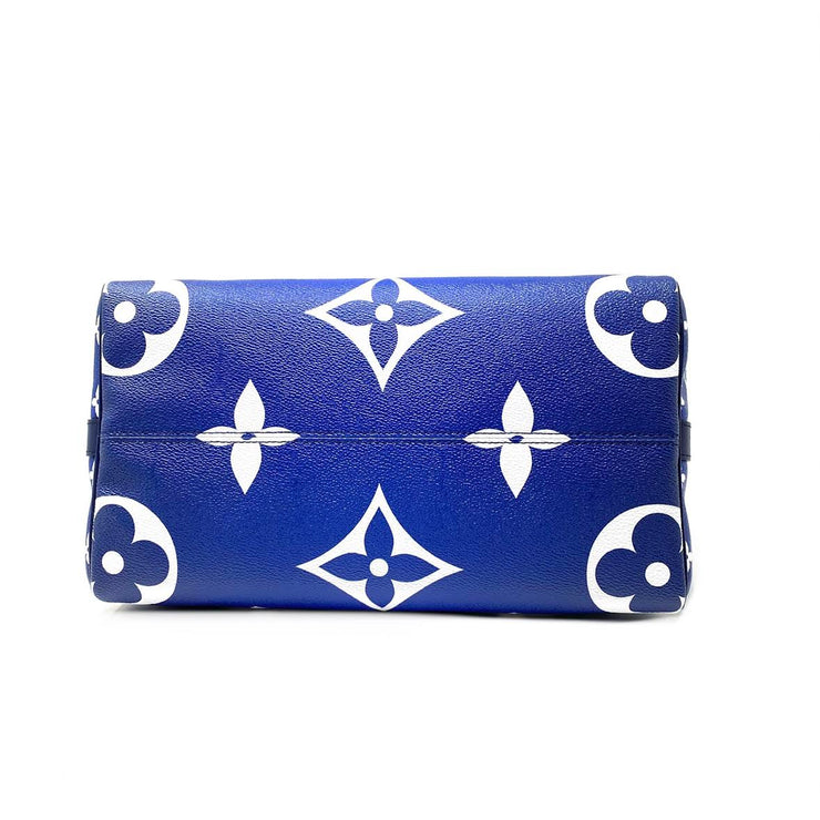 Louis Vuitton Escale Speedy Bandouliere 30 Blue Tie Dye Limited Edition Consignment Shop From Runway With Love