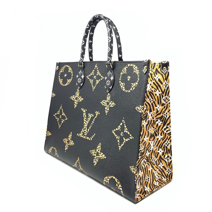 Louis Vuitton Giant Monogram Jungle Onthego black Designer Consignment Shop From Runway With Love