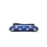 Louis Vuitton Escale Pochette Kirigami Limited edition Giant monogram Blue consignment shop from runway with love