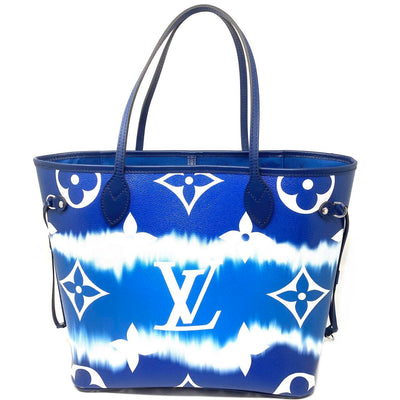 Louis Vuitton 2020 Monogram Escale Giant Neverfull Blue Limited Edition Tie Dye Consignment Shop From Runway With Love