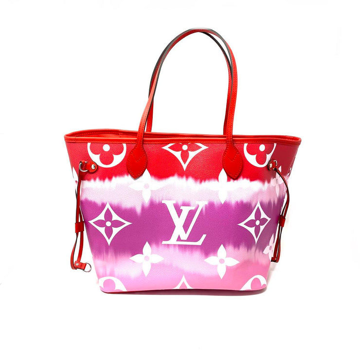 LOUIS VUITTON Monogram Giant Neverfull MM Rouge 1284832