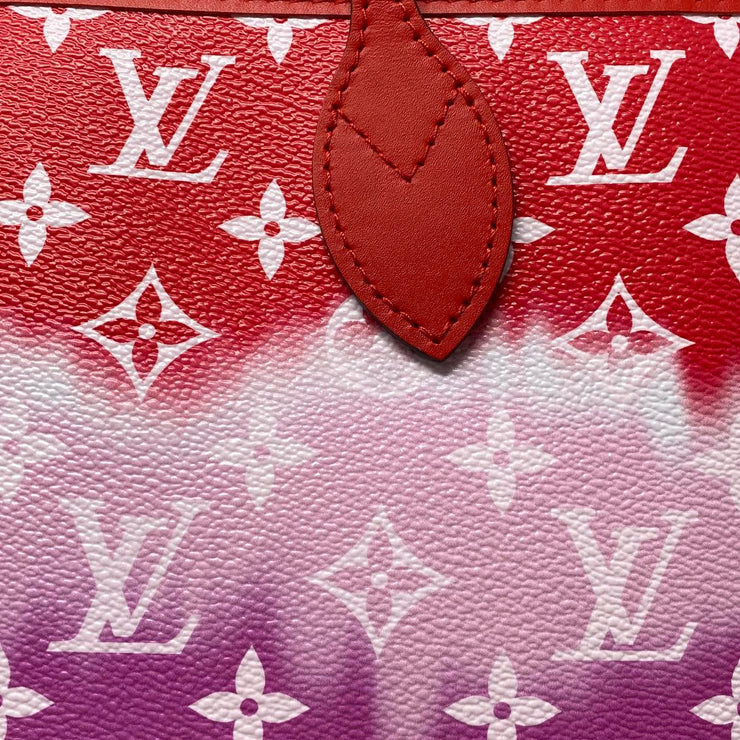 Louis Vuitton Red And Pink Monogram Escale Coated Canvas Neverfull MM  Silver Hardware, 2020 Available For Immediate Sale At Sotheby's