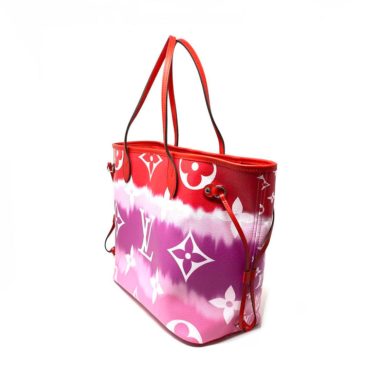 Louis Vuitton Limited Edition Monogram Escale Giant Neverfull Rouge Consignment Shop From Runway With Love