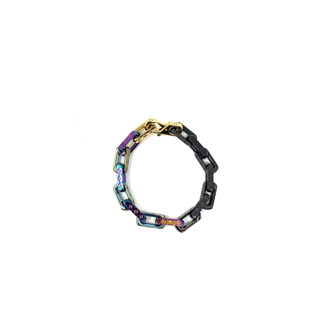 Louis vuitton monogram colors chain bracelet clearance