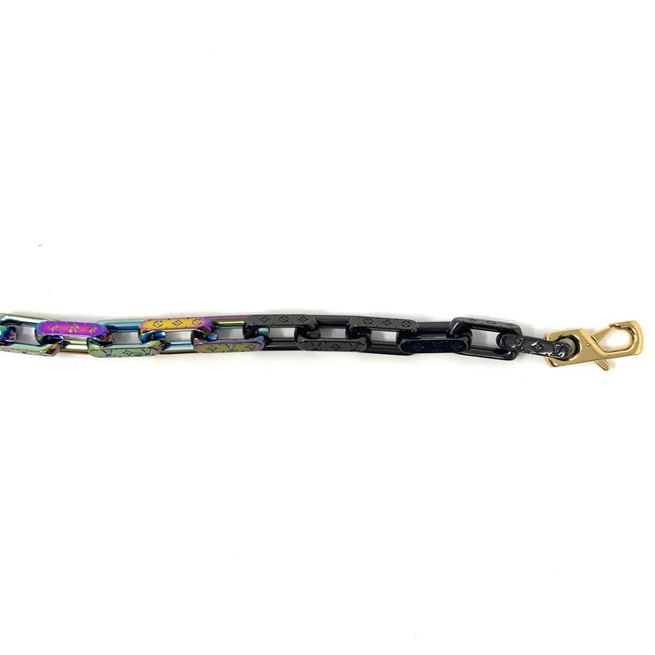 Louis vuitton chain bracelet outlet engraved monogram colors