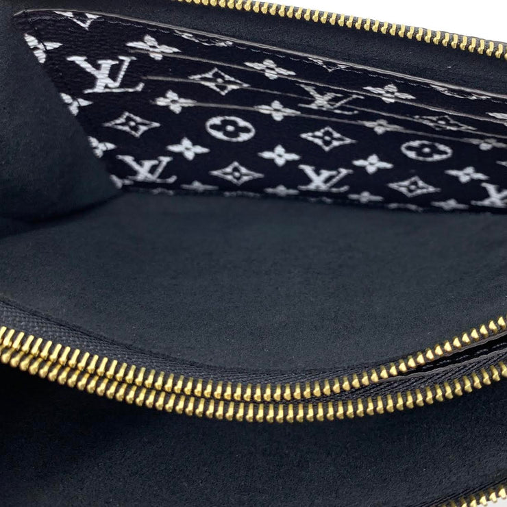 Louis Vuitton Monogram Giant Jungle Pochette Double Zip Black - A