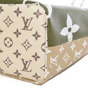 Louis Vuitton Giant Monogram Neverfull Green Designer Consignment From Runway With Love