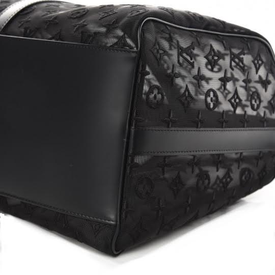Louis Vuitton Virgil Abloh Black Monogram Mesh Keepall 50 Bandoulière Black  Hardware, 2019 Available For Immediate Sale At Sotheby's