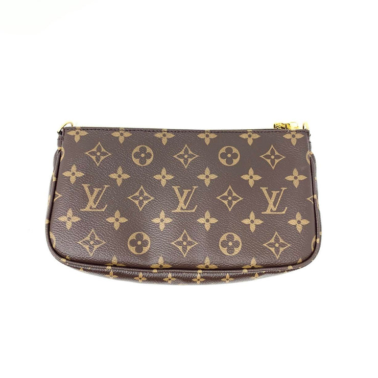 Louis Vuitton Khaki Nylon Multi Pochette Accessories Strap and Round Coin  Purse - Yoogi's Closet