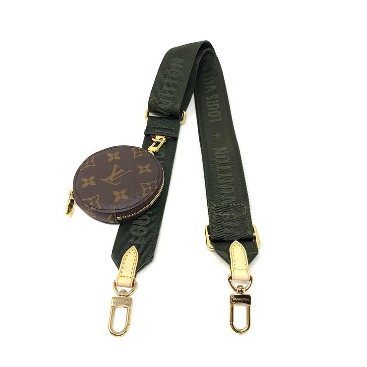 Louis Vuitton Multiple Pochette Mini Accessories Monogram Canvas Kaki Green Consignment Shop From Runway With Love