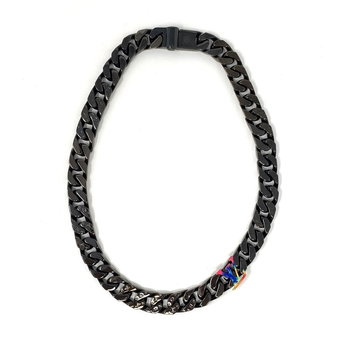 Louis Vuitton Chain Necklace Monogram Rainbow