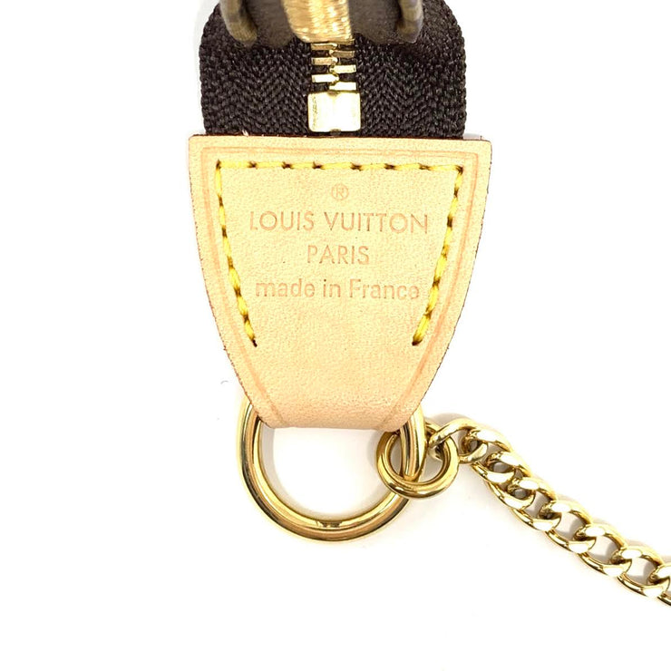 Louis Vuitton Mini Pochette Accessories On Chain Monogram in