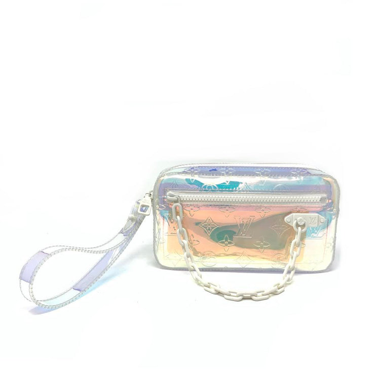 Virgil Abloh Prism Iridescent Monogram Pochette Volga White Hardware